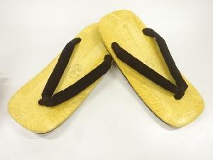 畳表風鼻緒ビロード男物雪駄（24.5センチ）